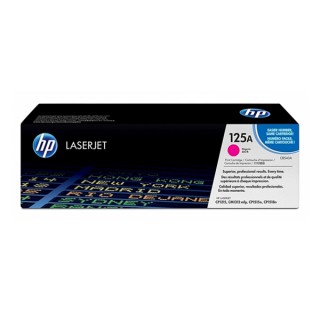 Original HP CB543A M สีแดง  เบอร์ 125A ตลับหมึกโทนเนอร์แท้ ใหม่